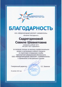 Международный аэропорт Симферополя имени И. К. Айвазовского